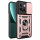 Outdoor Panzer Hülle Xiaomi 14 Handyhülle mit Kameraschutz Ringhalter Backcover Rosegold