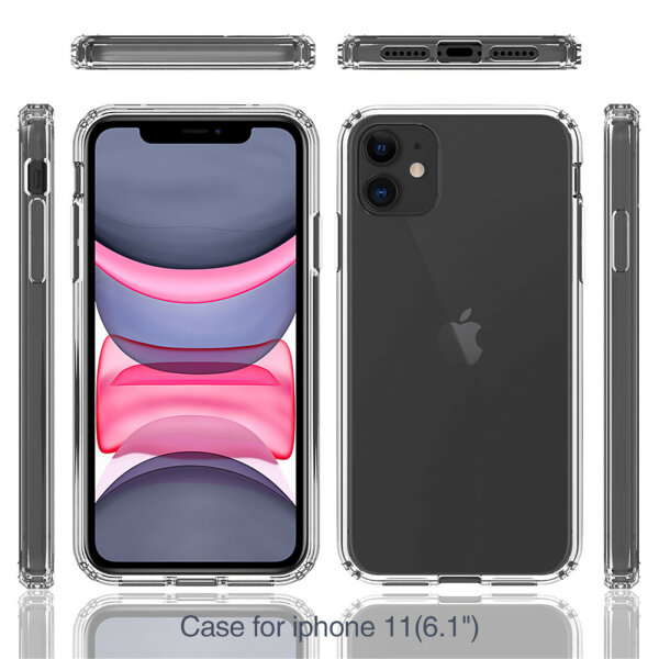 Handyhülle für Apple iPhone 11 – Bumper Back Cover Transparent