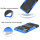 Outdoor Case Panzer Hülle Cover Huawei Handytasche Schutzhülle Handyhülle Handy Blau P Smart 2020