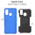 Outdoor Case Panzer Hülle Cover Huawei Handytasche Schutzhülle Handyhülle Handy Blau P Smart 2020