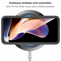 Panzer Hülle Handy Tasche 360 Grad TPU vollschutz mit Integriertem Displayschutz Xiaomi Redmi Note 11 Pro+