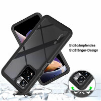 Panzer Hülle Handy Tasche 360 Grad TPU vollschutz mit Integriertem Displayschutz Xiaomi Redmi Note 11 Pro+