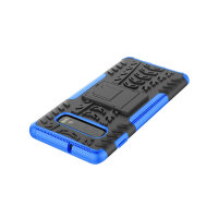 Handy Tasche für Samsung Galaxy Case Panzer Hülle Cover Schutzhülle Etui Bumper Galaxy S10+ SM-G975 Blau