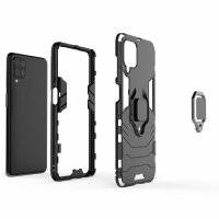 Handy Tasche für Samsung Galaxy Ring Case Hülle Outdoor TPU Back Cover Bumper  Galaxy A21s Schwarz