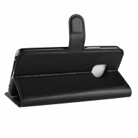 Handy Tasche Huawei Handyhülle Cover Case Klapp Schutz Hülle Etui Wallet Bumper Huawei Mate 20 Pro Schwarz
