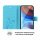 Handy Tasche ZTE Blade Hülle Schutzhülle Klapphülle Flip Case Buchhülle Etui TPU Blade V30 Vita Blau