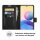 Xiaomi, Handy Tasche Handyhülle Schutzhülle Hülle Flipcase Klapphülle Etui Case Xiaomi Redmi Note 10 5G Schwarz
