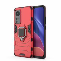 Handyhülle für Xiaomi 12 / 12X - Ring Panzer Cover Rot