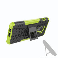 Handy Tasche für Samsung Galaxy Case Panzer Hülle Cover Schutzhülle Etui Bumper Galaxy A8+ 2018 Grün