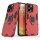 Handyhülle für Apple iPhone 14 Pro – Ring Panzer Cover Rot