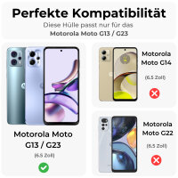 Motorola Moto G13 / G23 Handyhülle 2-teilig 360°...