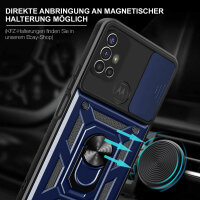 Outdoor Panzer Hülle Motorola Moto G10 G20 G30 Handyhülle mit Kameraschutz Ring Blau