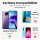 Xiaomi Hülle mit Band Schutzhülle Handykette Silikon Handy Tasche mit Schnur Neu Xiaomi Redmi Note 9T Grau