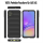 Hülle für Samsung A14 A34 A54 S23 FE S24 Handyhülle Outdoor Case Cover Bumper Schwarz Galaxy A54 5G