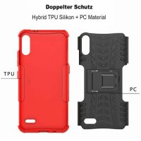 LG K22 Hülle Handy Tasche Outdoor Case Back Cover Handyhülle Schutzhülle Bumper
