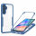 360° Grad Hülle für Samsung Galaxy A05s Handyhülle mit Integriertem Displayschut Blau