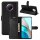 Xiaomi, Handy Tasche Handyhülle Schutzhülle Hülle Flipcase Klapphülle Etui Case Xiaomi Redmi Note 9T Schwarz