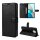 Xiaomi, Handy Tasche Handyhülle Schutzhülle Hülle Flipcase Klapphülle Etui Case Xiaomi Redmi Note 9T Schwarz