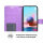 Schutz Hülle Xiaomi Redmi Note 10 Handy Tasche Flip Case Etui Schale TPU Wallet Lila