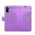 Schutz Hülle Xiaomi Redmi Note 10 Handy Tasche Flip Case Etui Schale TPU Wallet Lila