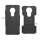 Handy Tasche Nokia Hülle Outdoor Hybrid Case Cover Schutzhülle Handyhülle Bumper Nokia 6.2 / 7.2 Schwarz