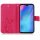 Huawei Handy Tasche Handyhülle Schutz Hülle Blumen Flip Cover Buch Case Etui Huawei P30 Lite Pink