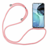 betterfon Handykette für Motorola Moto G72 Handyhülle mit Band Hülle mit Kordel  Rosa