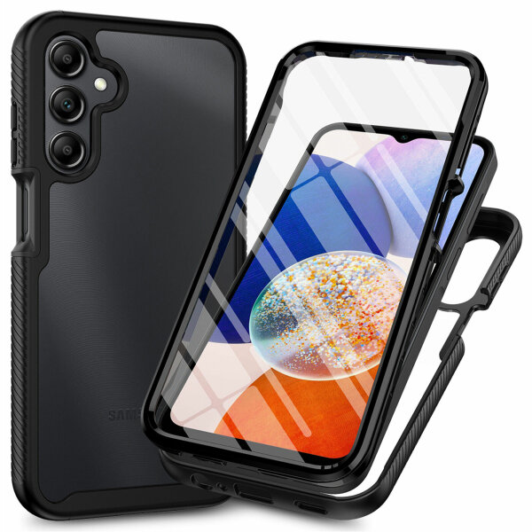 360 Grad Hülle mit eingebautem Displayschutz für Samsung Galaxy A15 Handyhülle
