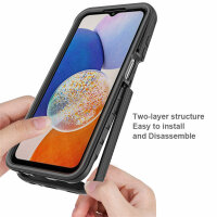 360 Grad Hülle mit eingebautem Displayschutz für Samsung Galaxy A15 Handyhülle