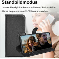 Hülle für Oppo A79 5G Handyhülle Klapphülle Schutzhülle Etui mit Kartenfächern