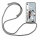 Handykette für Xiaomi 12T /12T Pro 5G Handyhülle mit Band Hüllel Handy Tasche Grau