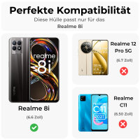 Hülle für Realme 8i - Hülle...