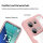 360° Grad Hülle Xiaomi Redmi Note 13 4G vollschutz Integriertem Displayschutz Rosa