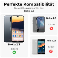 Handy Tasche Nokia Hülle Outdoor Hybrid Case Cover...