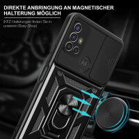 Outdoor Panzer Hülle Motorola Moto G10 G20 G30 Handyhülle mit Kameraschutz Ring Schwarz
