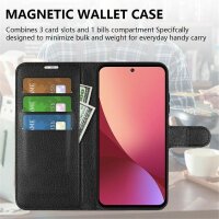 Handy Tasche Xiaomi 12 Lite Hülle Handyhülle Wallet Case FlipCover Klapp Etui