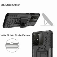 Hülle für Xiaomi Redmi 12C Outdoor Handyhülle Handy Tasche Case Cover TPU Bumper Schwarz
