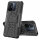 Hülle für Xiaomi Redmi 12C Outdoor Handyhülle Handy Tasche Case Cover TPU Bumper Schwarz