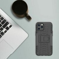 Handyhülle für Apple iPhone 12 Pro Max – Panzer Cover Schwarz
