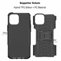 Handyhülle für Apple iPhone 12 Pro Max – Panzer Cover Schwarz