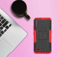 LG Hülle Outdoor Case Panzer Cover Handytasche Schutzhülle Handy Tasche Bumper LG K41S Rot