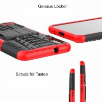 LG Hülle Outdoor Case Panzer Cover Handytasche Schutzhülle Handy Tasche Bumper LG K41S Rot
