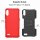 LG Hülle Outdoor Case Panzer Cover Handytasche Schutzhülle Handy Tasche Bumper LG K41S Rot