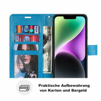 Handyhülle für Apple iPhone 14 Plus – Mandala Case Blau