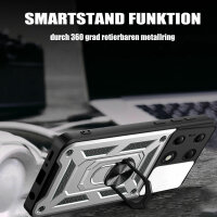 Outdoor Panzer Hülle Xiaomi Redmi Note 13 Pro 4G Handyhülle Kameraschutz Ring Silber