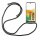 Handykette für Samsung Galaxy A33 Handyhülle mit Band Schutz Hülle Handy Tasche in Schwarz