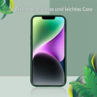 Handyhülle für Apple iPhone 14 Plus – Magnet Case Waldgrün