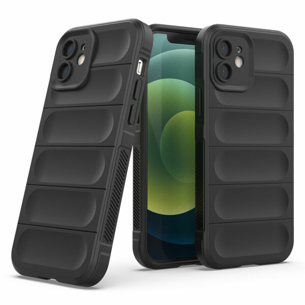Handyhülle für Apple iPhone 12 – Outdoor Case Schwarz