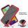 Hülle für Samsung Galaxy A13 5G / A04s Handyhülle Cover 2-teilig TPU Bumper Case Rot