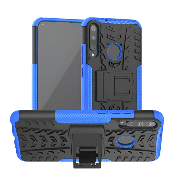 Outdoor Case Panzer Hülle Cover Huawei Handytasche Schutzhülle Handyhülle Handy Blau P40 Lite E